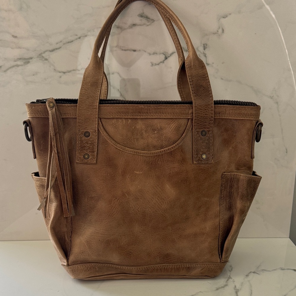 Kyrie & Co Brown Leather Tote Bag